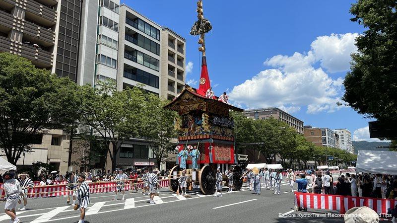 Gion matsuri parades.
