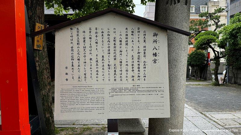 origin of Gosho Hachimangu