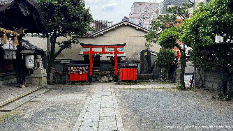 The shrine also houses several smaller shrines.