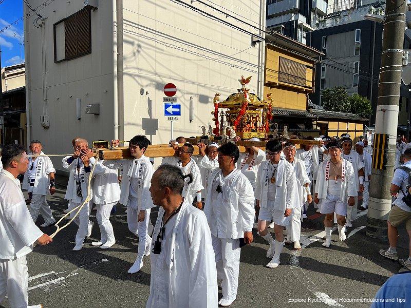 Mikoshi parade at Gosho Hachimangu Shrine