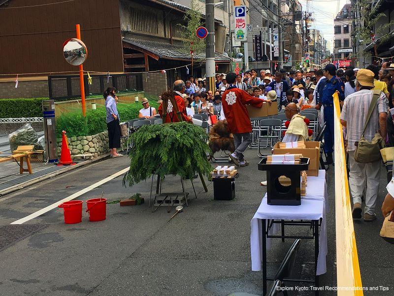 Gion Festival Ennogyoja-yama Pre-Goma Burning