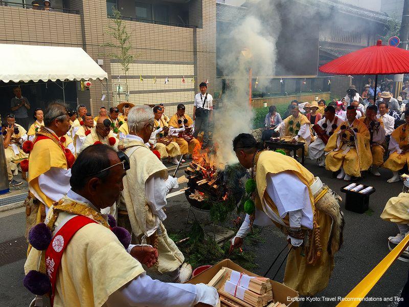 Gion Festival Ato Matsuri Ennogyoja-yama Goma Burning